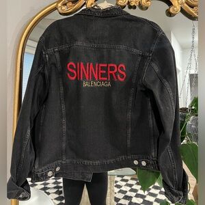 Balenciaga Sinners denim jacket